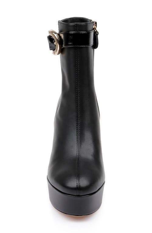 Dee Ocleppo Mel Platform Boot In Black Leather