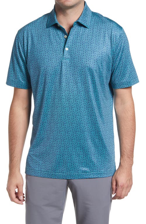 Peter Millar Knock Out Performance Polo in Lily Pad