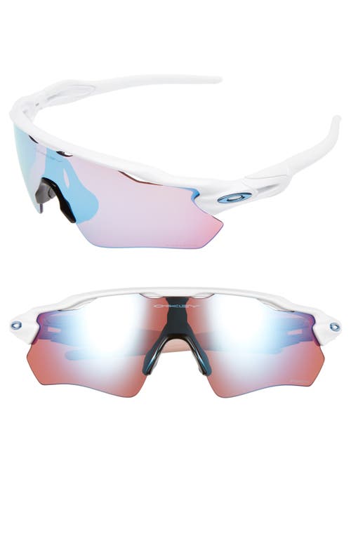 Oakley Radar® Ev Path 50mm Sunglasses In White/prizm Sapphire Snow