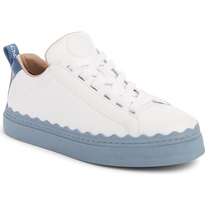 Chloe Lauren Platform Sneaker, White