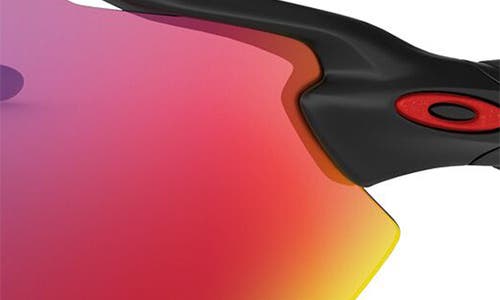 Shop Oakley Radar® Ev Path® 38mm Shield Sunglasses In Black/purple Red