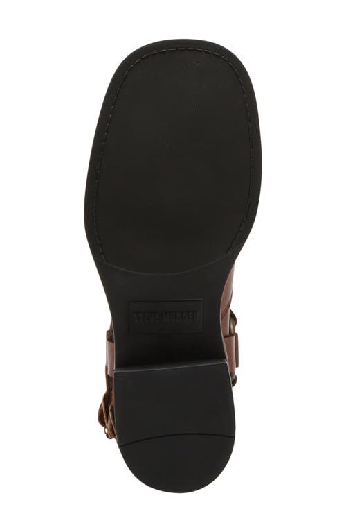 Steve Madden Rocky Boot In Cognac Leather
