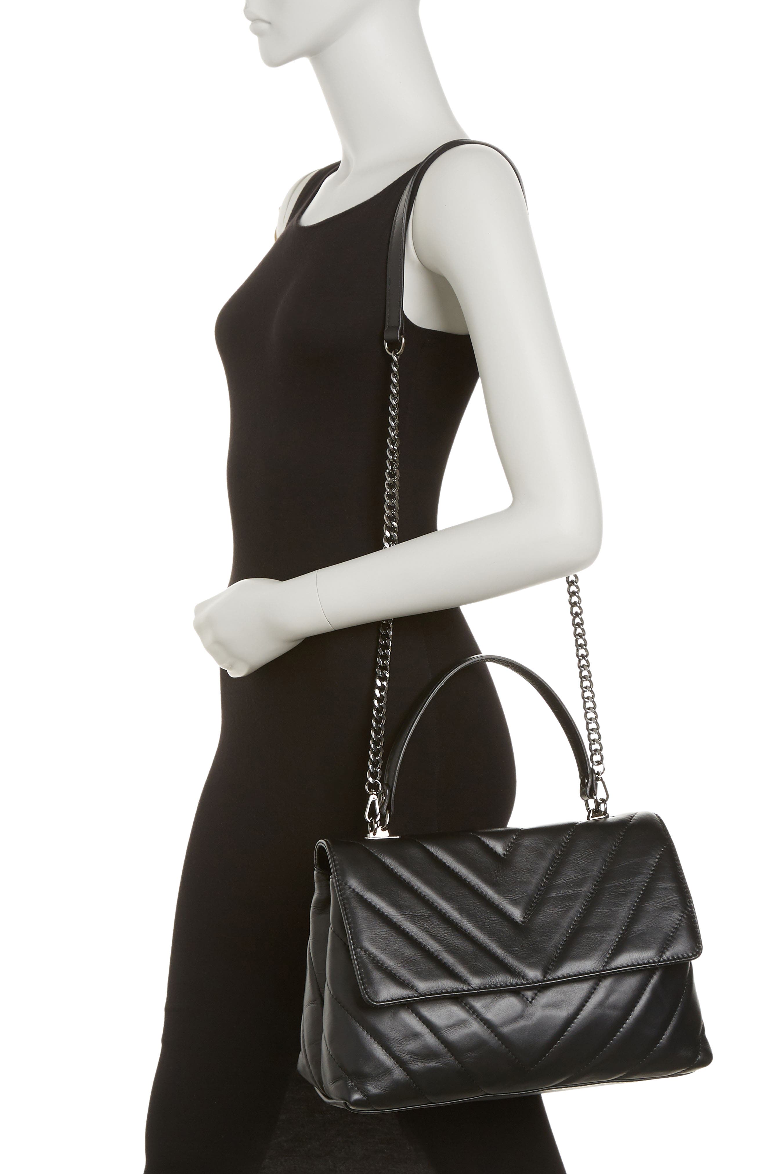 Maison Heritage Susi Sac Main Quilted Leather Satchel In Black