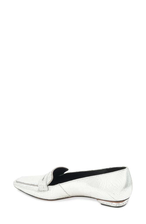 Shop Bcbg Paray Penny Loafer In Silver