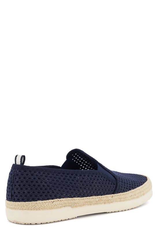 Dune London Fisherr Espadrille Slip-on Shoe In Navy