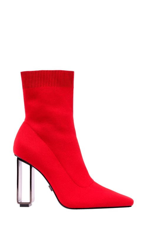 Ninety Union Palace Snip Toe Boot In Red