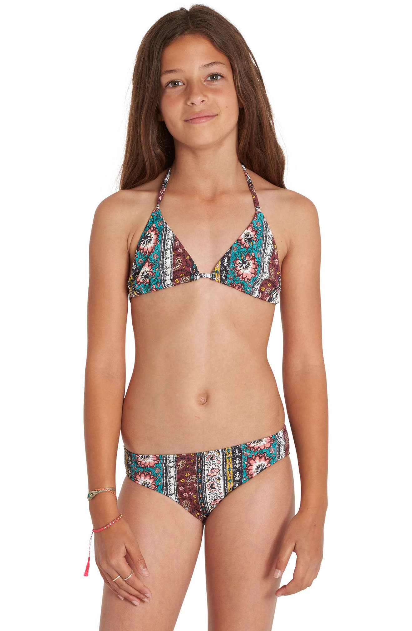 Billabong Hippy Ditsy TwoPiece Swimsuit (Little Girls & Big Girls
