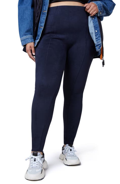 Buy wholesale Plus Size Trousers PAOLA / Leggings Style Pants (Navy Blue)
