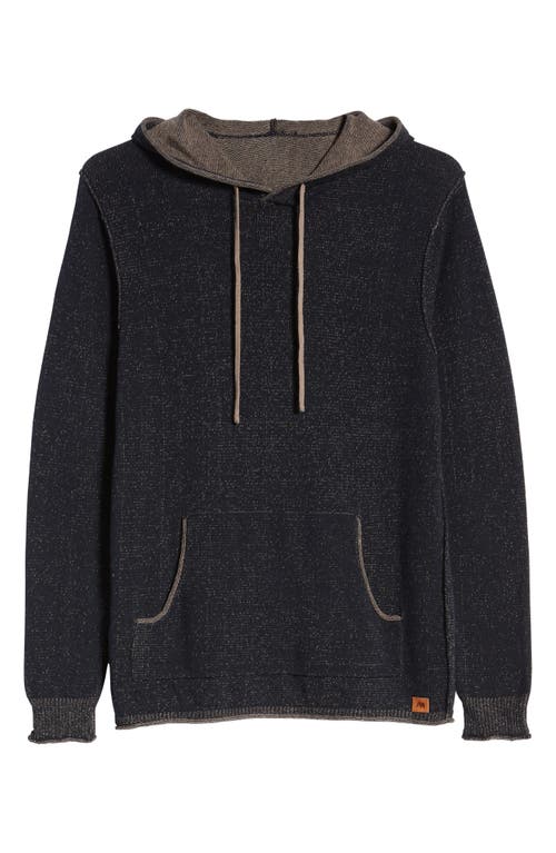 The Normal Brand Jimmy Hoodie Sweater In Navy