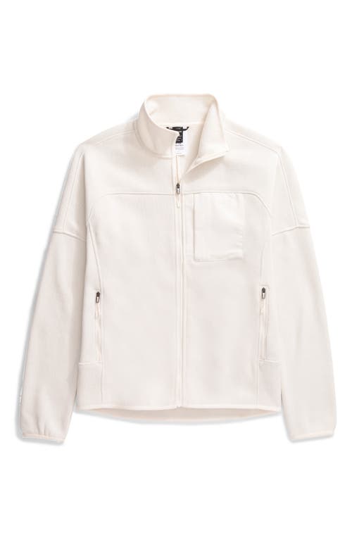 Shop The North Face Front Range Fleece Jacket In White Dune Heather