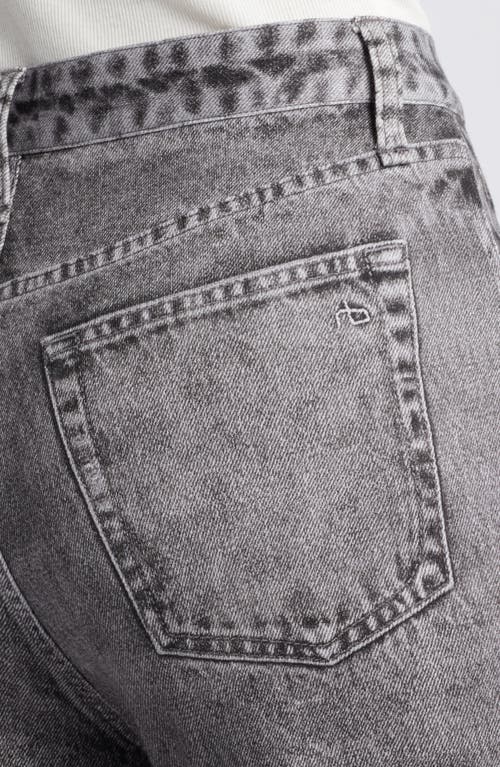 Rag & Bone Miramar Shea Straight-leg Jeans In Raven