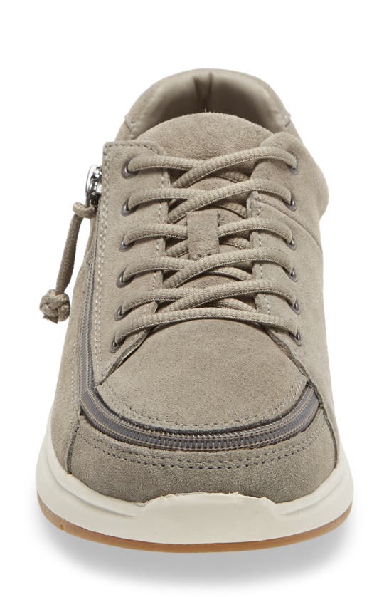 Billy Footwear Comfort Leather Lo Sneaker In Grey