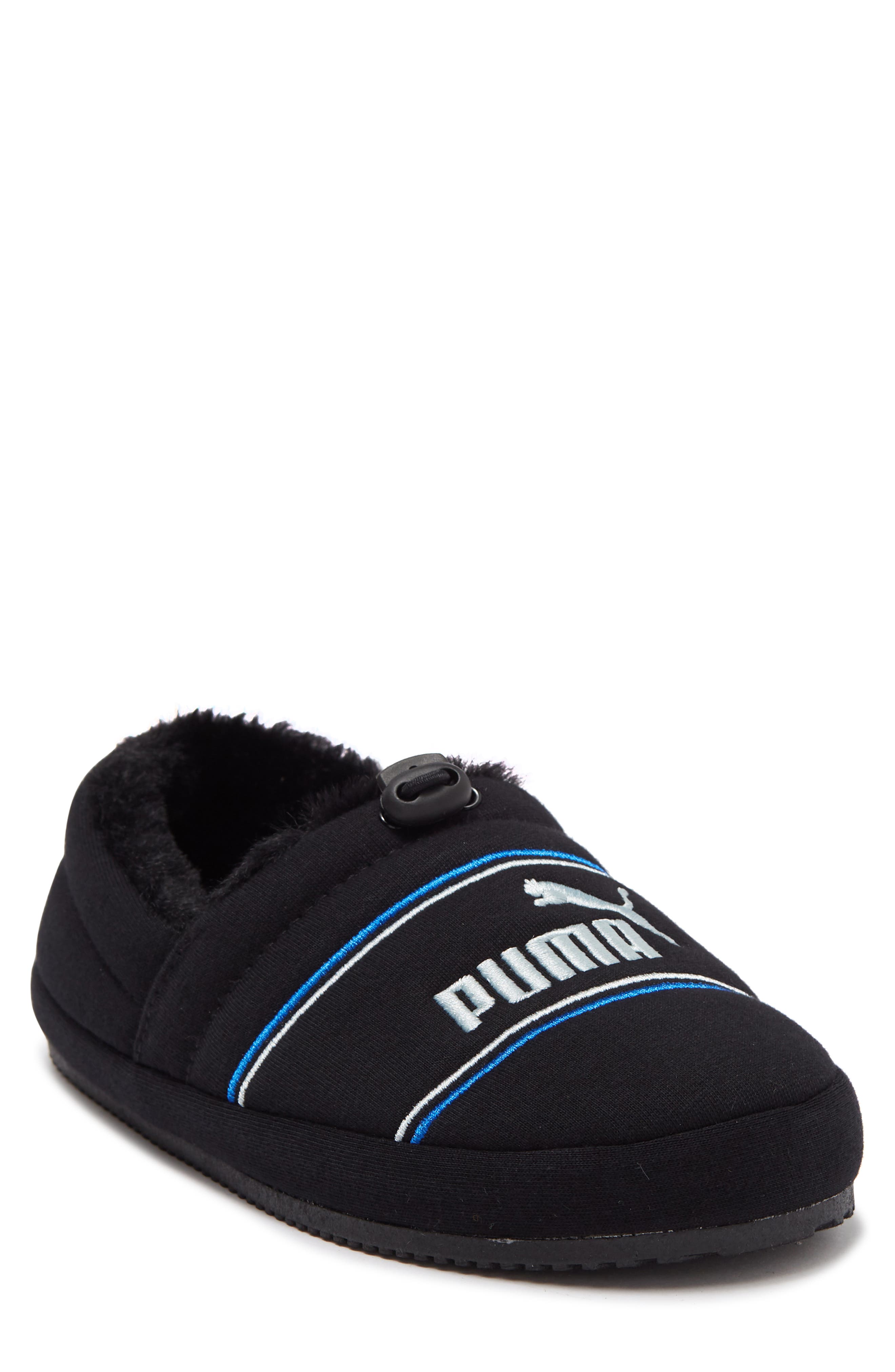 puma slippers with fur