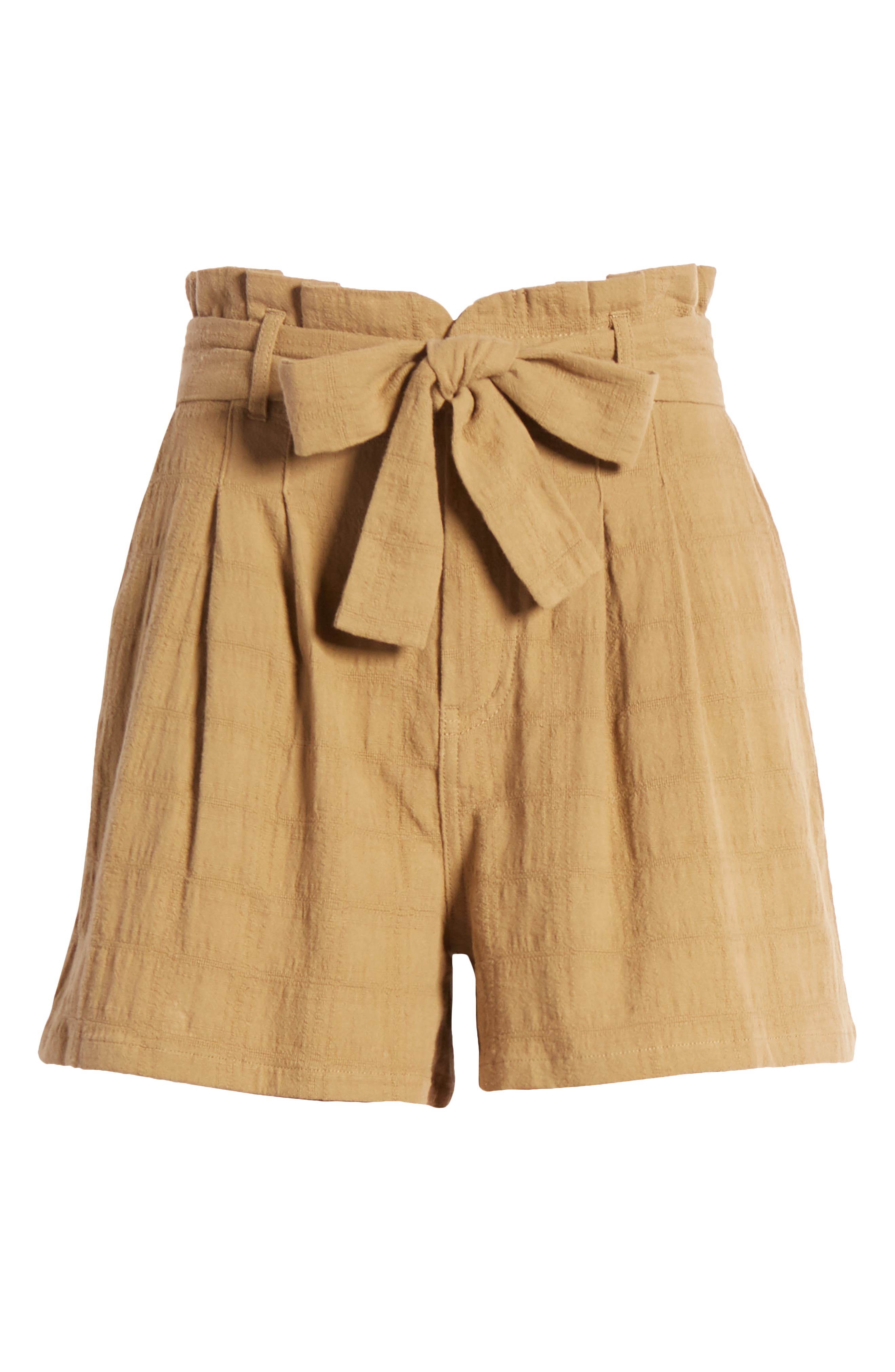 good luck gem high waist tie front shorts