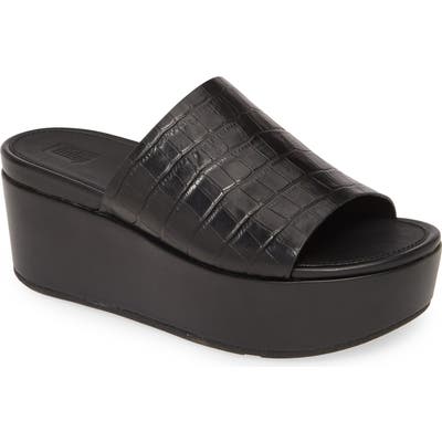 Fitflop Eloise Platform Slide Sandal, Black