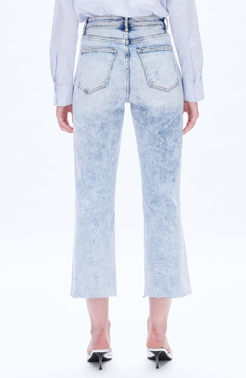 Bayeas High Waist Distressed Straight Leg Jeans In Paradise