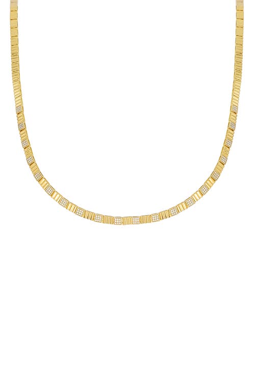 Bony Levy Cleo Diamond Tennis Necklace in 18K Yellow Gold at Nordstrom, Size 17