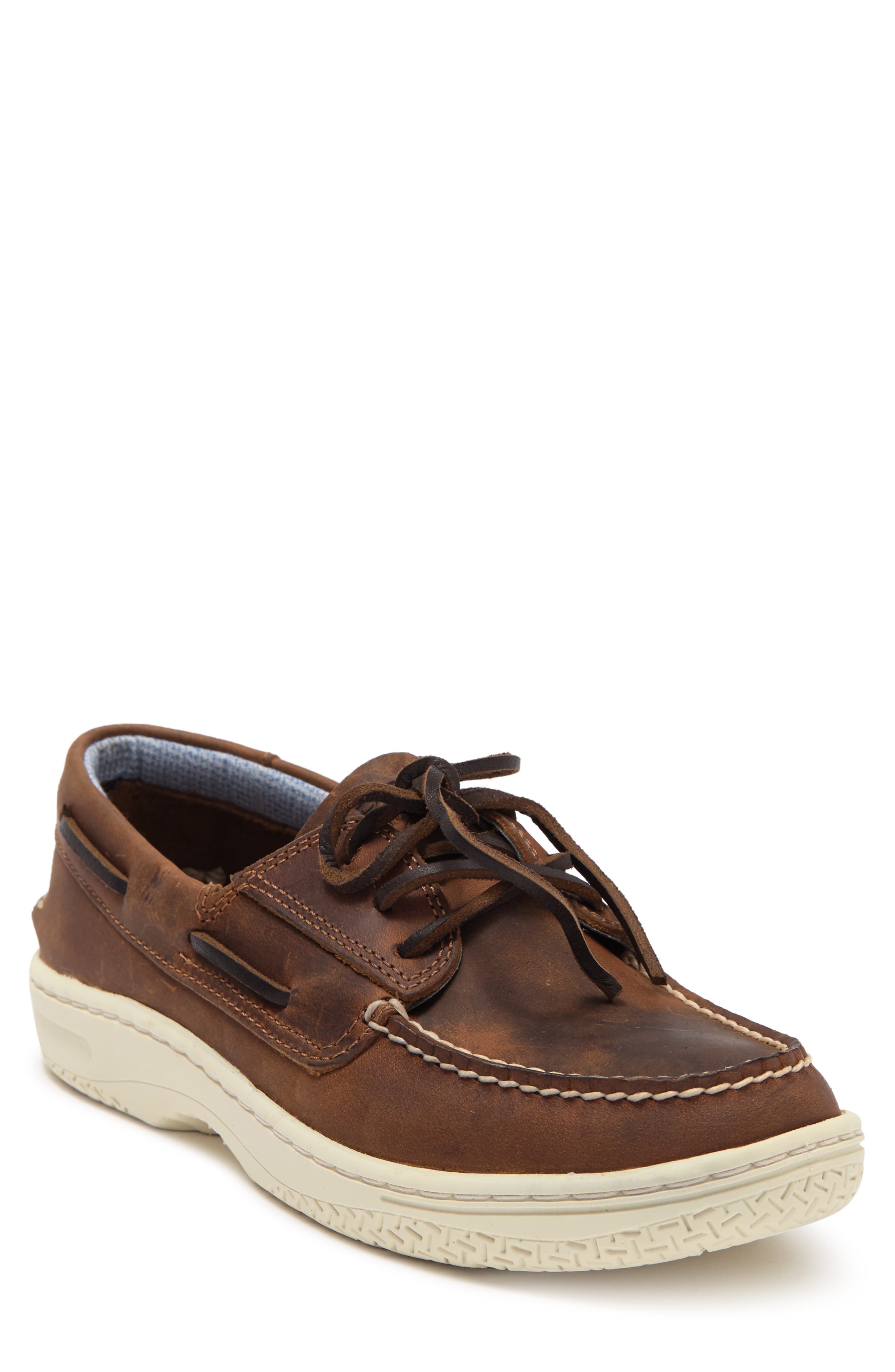 Sperry Billfish Plushwave Leather Boat Shoe In Sonora | ModeSens
