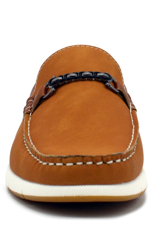 Aston Marc Crosby Bit Loafer In Tan