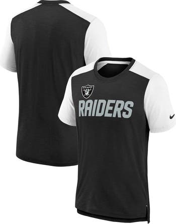 Nike Youth Nike Heathered Black/White Las Vegas Raiders Colorblock Team ...
