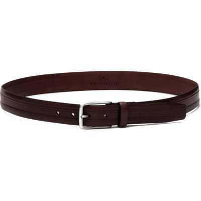 Trafalgar Leather Belt, Brown