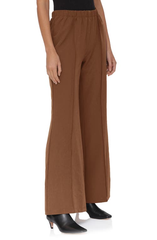 Shop Bagatelle Pull-on Wide Leg Pants In Toffee