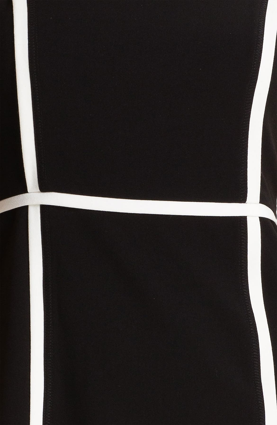 Calvin Klein Contrast Trim Sheath Dress | Nordstrom