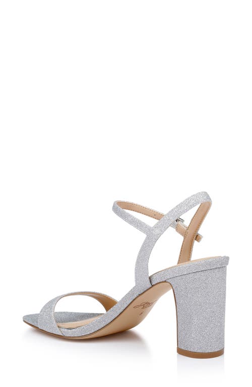Jewel Badgley Mischka Rayla Ii Sandal In Silver