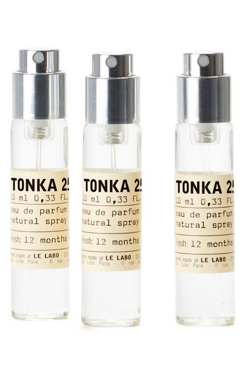 Tonka 25 Eau de Parfum Travel Tube Refill Trio