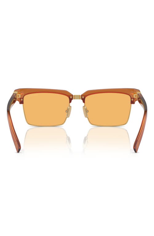 Miu Miu 54mm Square Sunglasses In Yellow