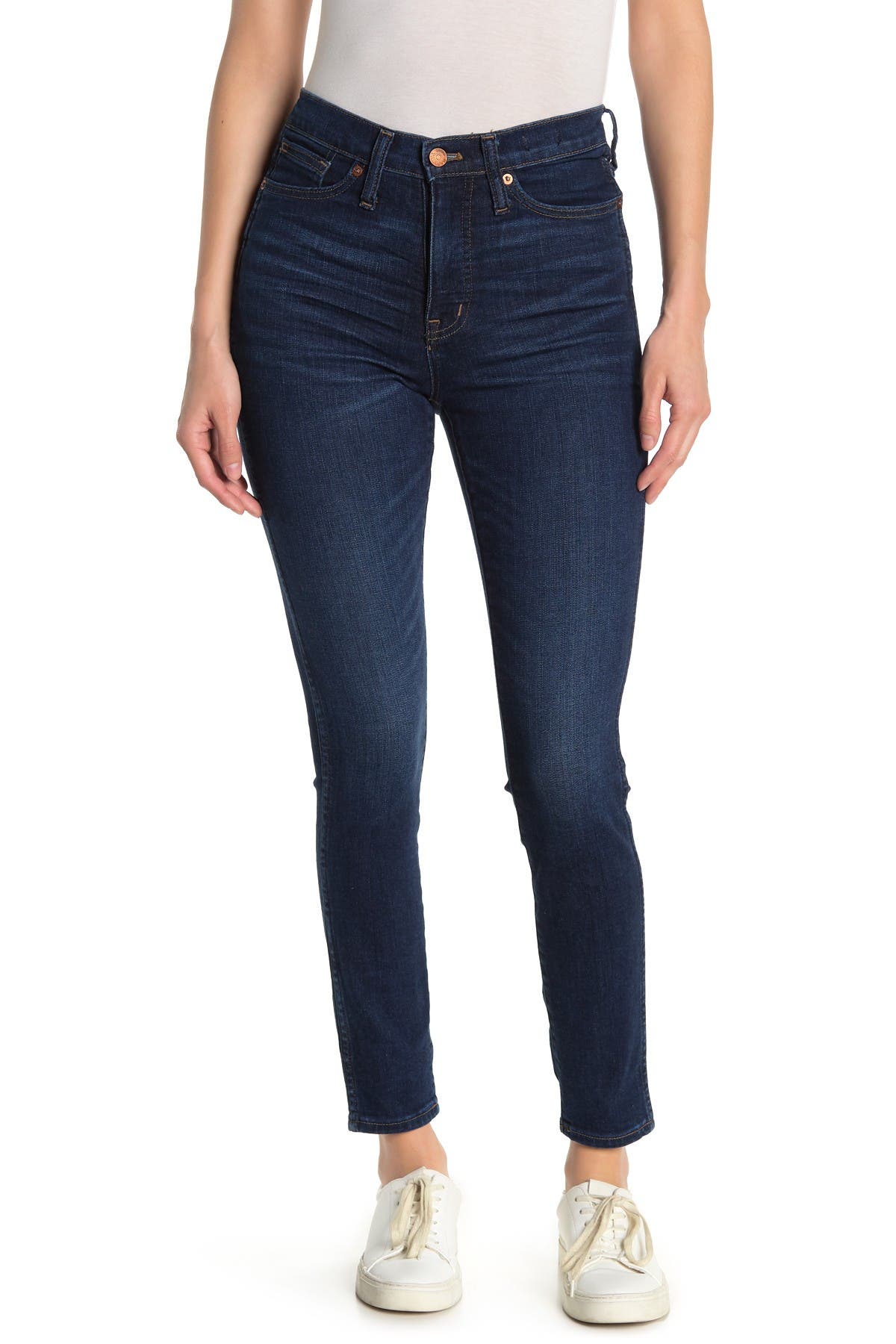 madewell high waist skinny jeans
