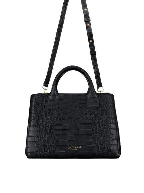 Teddy Blake Bella Croco 12" In Black Red