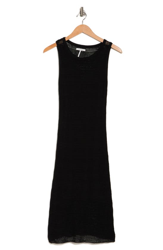 Shop Stitchdrop Scottsdale Crochet Maxi Dress In Black