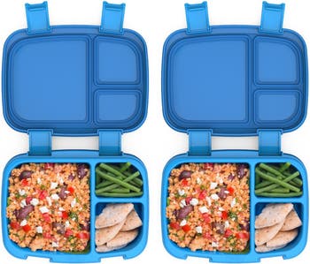 Bentgo Leak-Proof 5-Compartment Bento-Style Lunch Box, Kids, Blue 