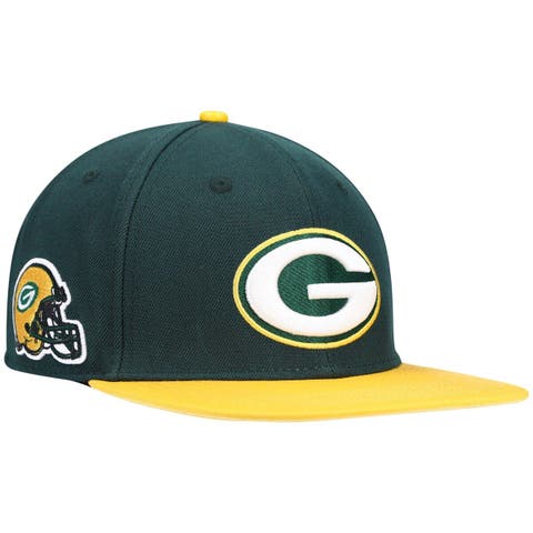 Men's New Era Gold Green Bay Packers Omaha 59FIFTY Fitted Hat