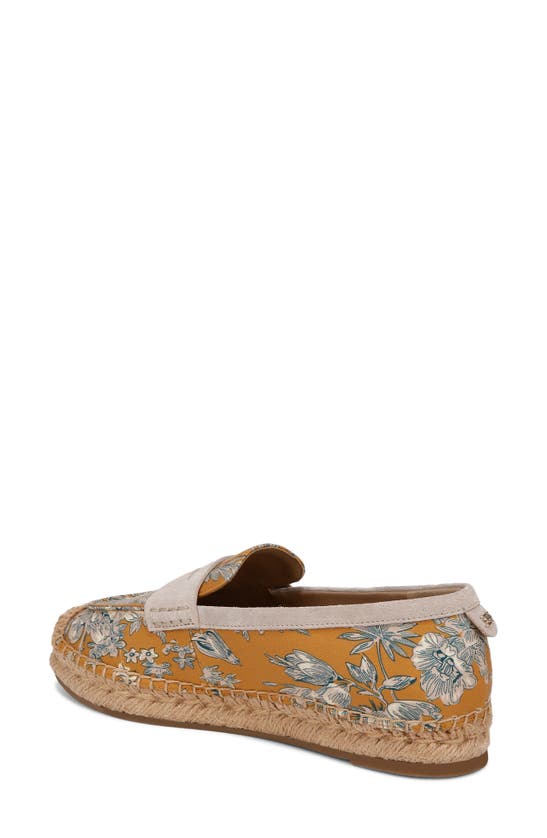 Shop Sam Edelman Kai 2 Espadrille Loafer In Washed Marigold Multi