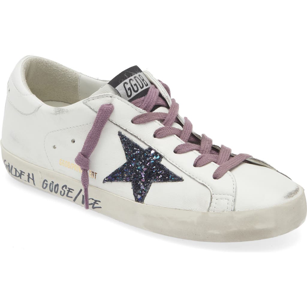 Golden Goose Super-star Sneaker In White/black