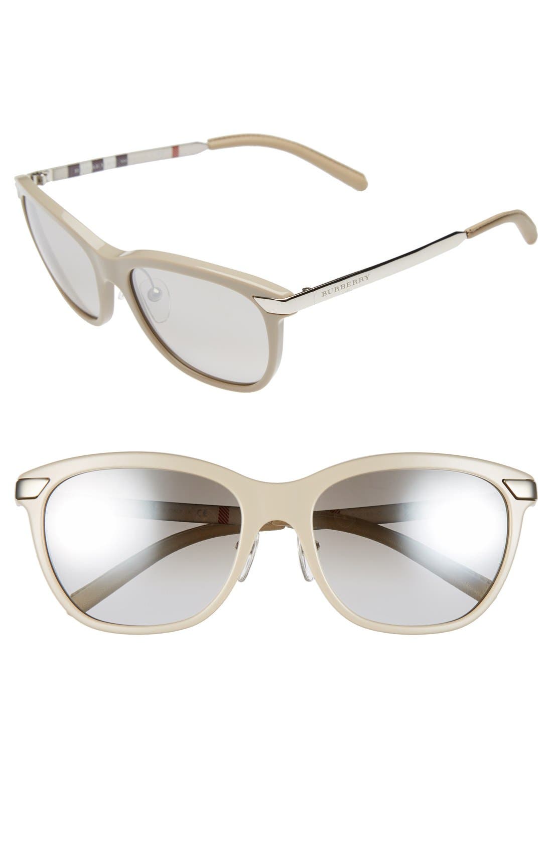 burberry 56mm retro sunglasses