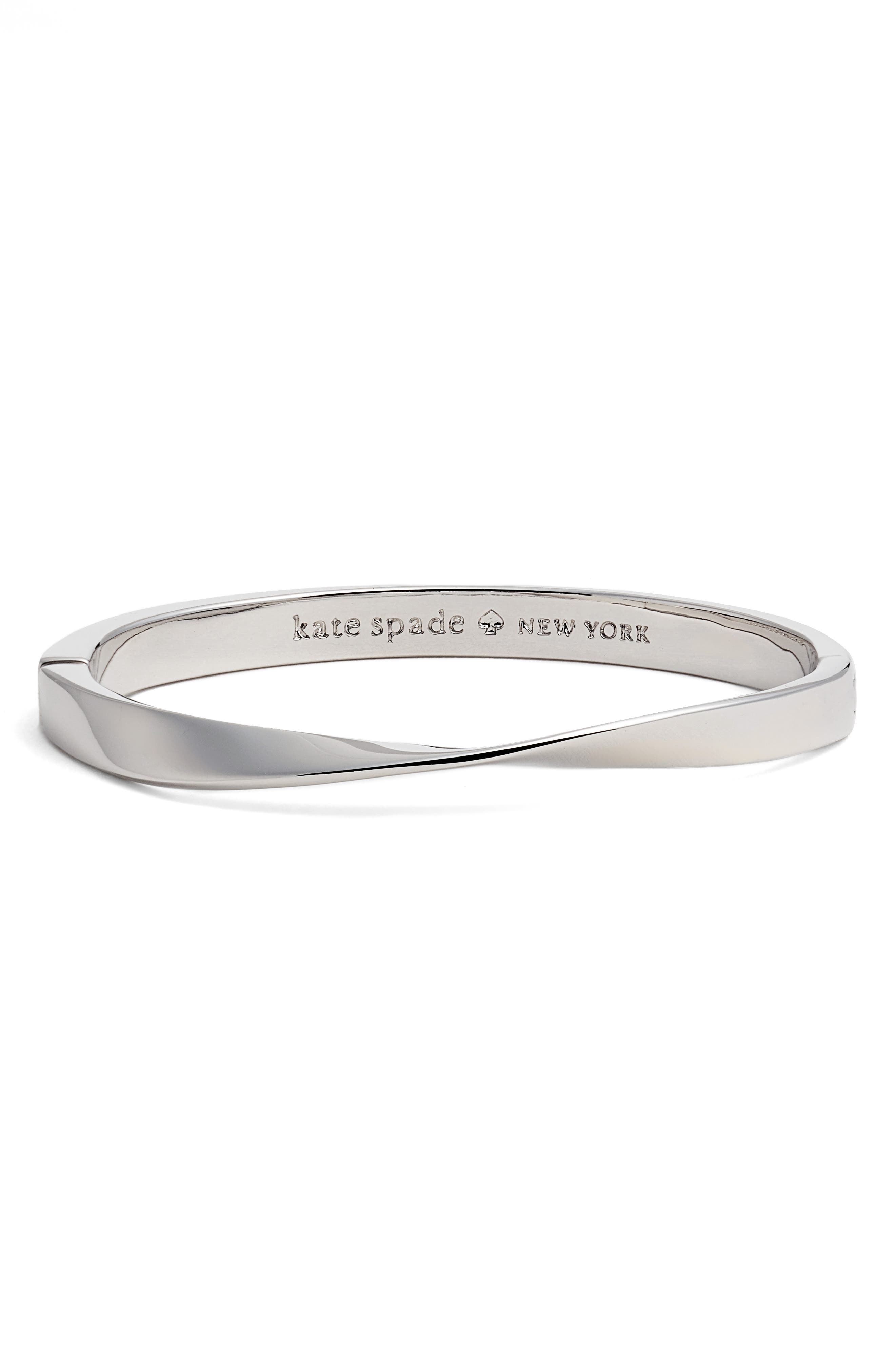 silver kate spade bangle