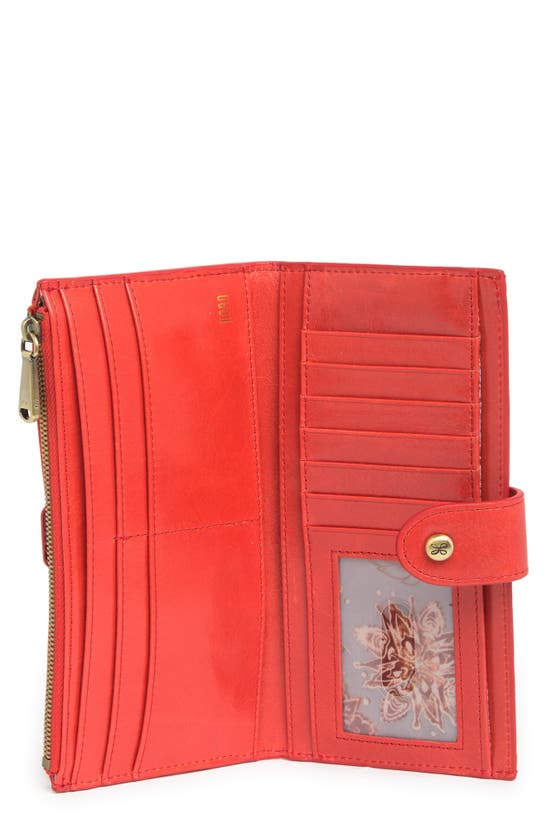 HOBO DUNN LEATHER CONTINENTAL WALLET