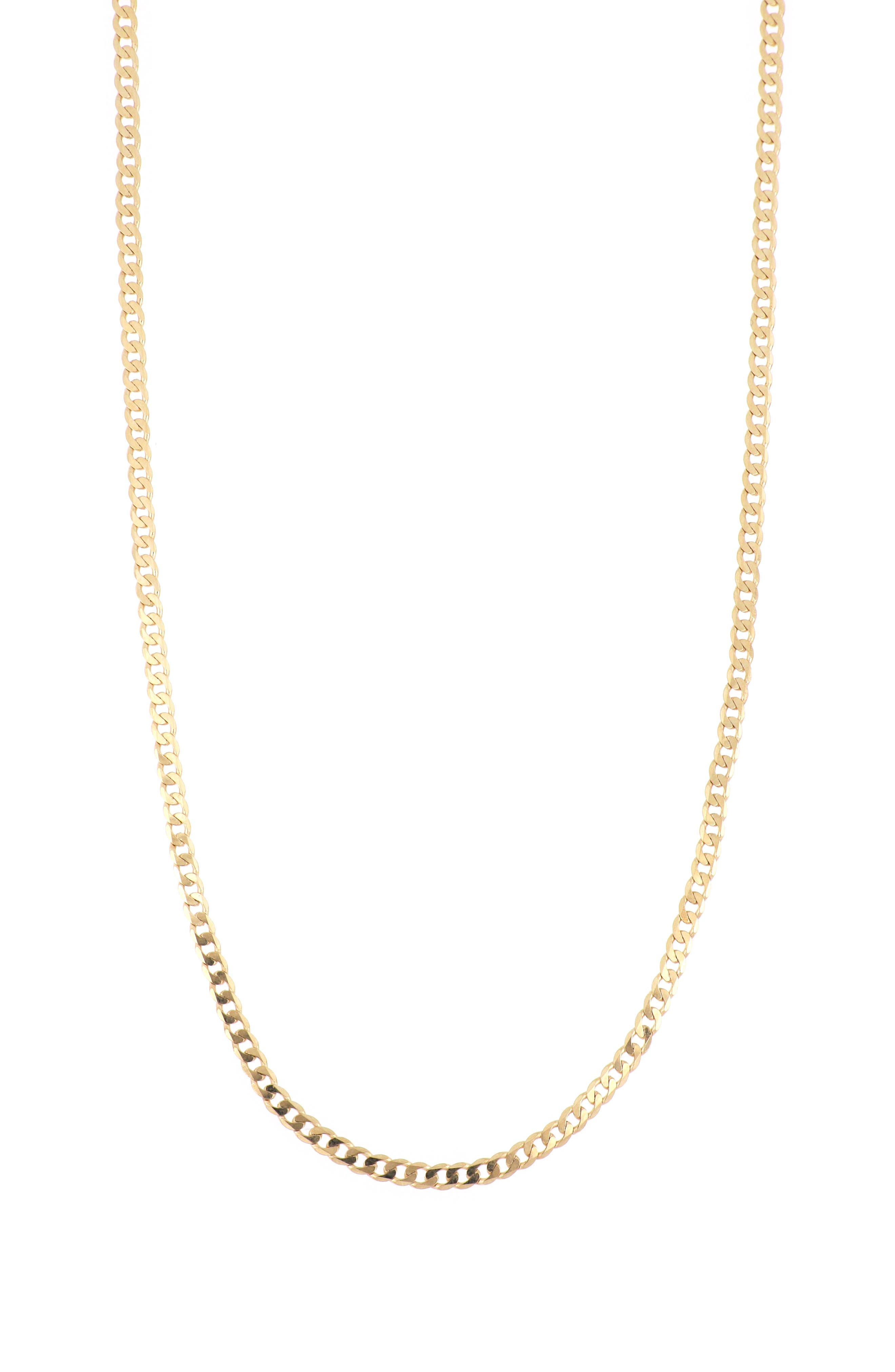 simple thin gold chain