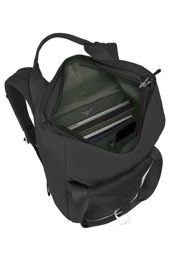 Osprey Arcane™ Recycled Polyester Hybrid Tote Pack In Black