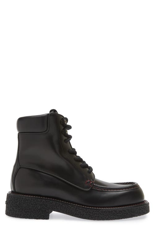 Shop Ferragamo Colorado Lace-up Boot (men)<br /> In Nero Nero Nero