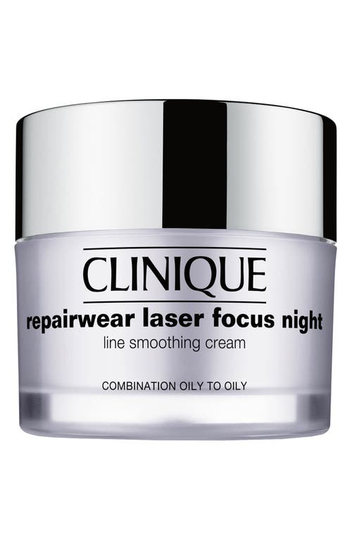 UPC 020714777845 product image for Clinique Repairwear Laser Focus Night Line Smoothing Cream in Combination Oily T | upcitemdb.com