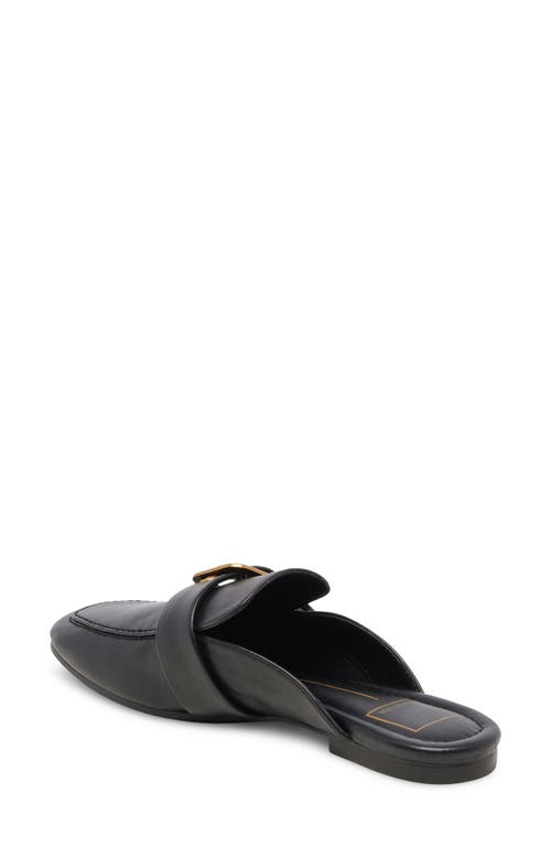 Shop Dolce Vita Santel Buckle Mule In Black Leather