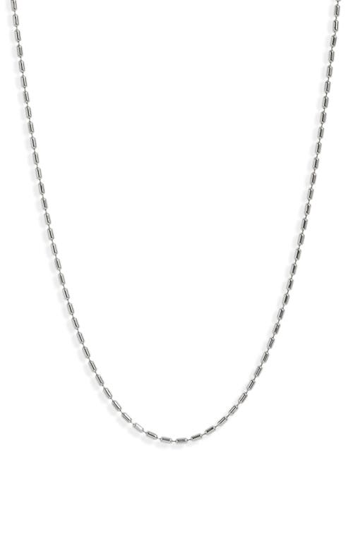 Jenny Bird Milly Chain Necklace in Silver at Nordstrom