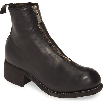 Guidi Front Zip Boot - Black