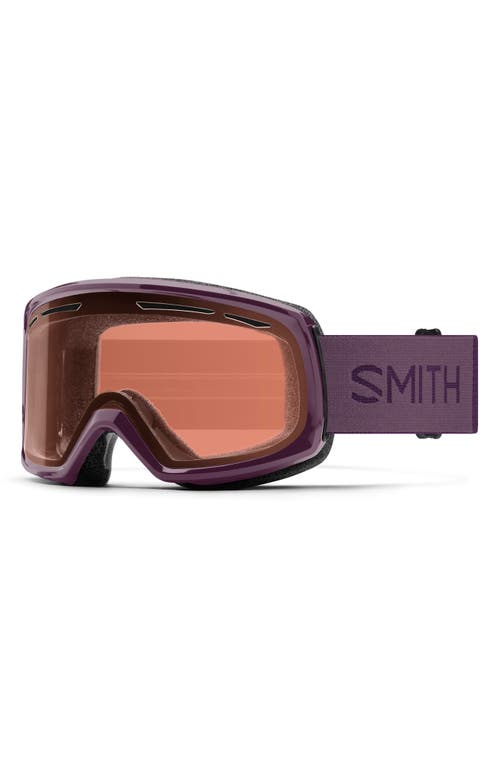 Shop Smith Drift 180mm Snow Goggles In Amethyst/rc36