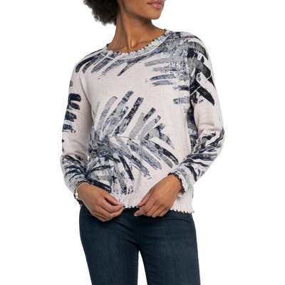 Petite Nic+Zoe Juniper Sweater, Blue