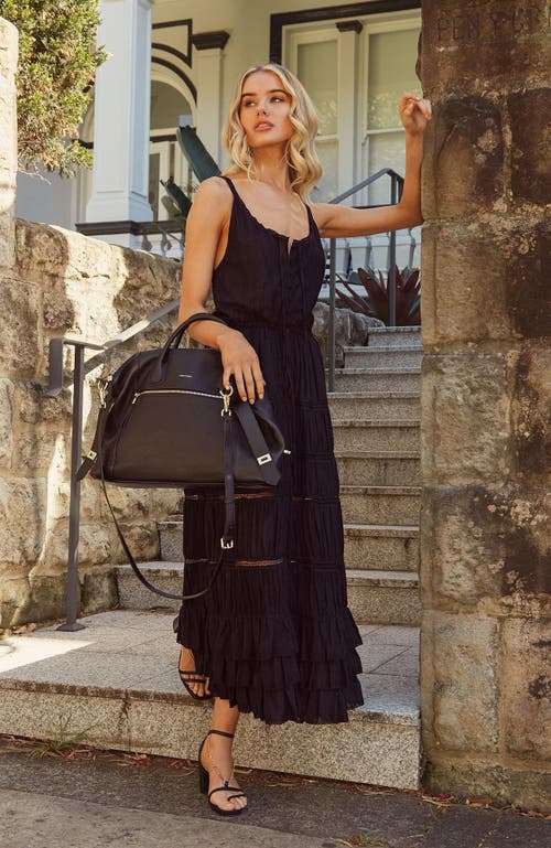 Belle & Bloom Wild Heart Weekender Bag In Black